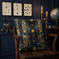 Celestial Raven Lore Pillow | Dark Academia Gothic Library Decor