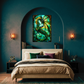 Sea Dragon – Stained Glass Style Metal Wall Art