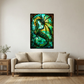 Sea Dragon – Stained Glass Style Metal Wall Art