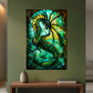 Sea Dragon – Stained Glass Style Metal Wall Art