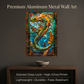Sea Serpent – Stained Glass Style Metal Wall Art