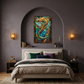 Sea Serpent – Stained Glass Style Metal Wall Art