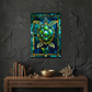 Sea Turtle – Stained Glass Style Metal Wall Art