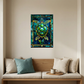 Sea Turtle – Stained Glass Style Metal Wall Art