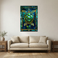 Sea Turtle – Stained Glass Style Metal Wall Art