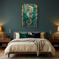 Seahorse – Stained Glass Style Metal Wall Art
