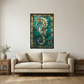 Seahorse – Stained Glass Style Metal Wall Art