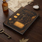 Skeleton Key Journal, Personalized Cabinet of Curiosities Hardcover Notebook, Victorian Gift
