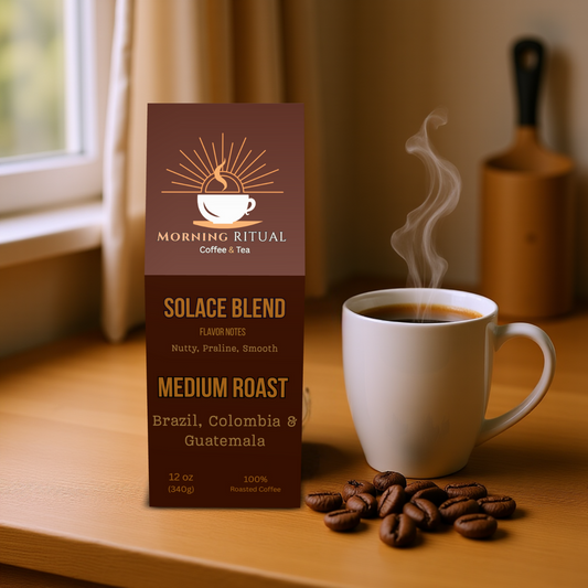 Solace Blend – Brazil, Colombia & Guatemala Medium Roast (Specialty Coffee, 83–85 Ratings)