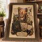 Squirrel Woven Throw Blanket | Woodland Animal Decor | Cotton Tapestry Throw | Naturalist Journal Gift