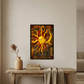 Sun & Moon – Stained Glass Style Metal Wall Art