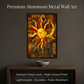 Sun & Moon – Stained Glass Style Metal Wall Art