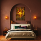 Sun & Moon – Stained Glass Style Metal Wall Art