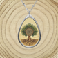 Tree of Life Oval Necklace | Inspirational Jewelry, Natural Stone Pendant, Meaningful Gift, Nature Lover Accessories, Reiki Healing