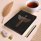 Winged Sword Journal – Fantasy RPG Notebook, Medieval Warrior Diary, Personalized Hardcover Journal, Gothic Book of Courage