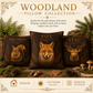 Fox Woodland Pillow, Rustic Throw Pillow, Cabin Decor Cushion, Lodge Style Accent, Wildlife Home Decor