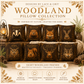 Fox Woodland Pillow, Rustic Throw Pillow, Cabin Decor Cushion, Lodge Style Accent, Wildlife Home Decor