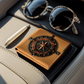 Arcane Compass Rose Embossed Look Genuine Leather Wallet – Fantasy Arcane Collection