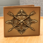 Armory Crossed Spears & Arrows Embossed Look Leather Wallet – Medieval Armory Collection