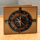Arcane Compass Rose Embossed Look Genuine Leather Wallet – Fantasy Arcane Collection