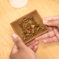 Heraldry Lion Embossed Look Genuine Leather Wallet – Medieval Fantasy Gift for Men