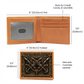 Armory Crossed Daggers Embossed Look Genuine Leather Wallet – Medieval Fantasy Gift for Men