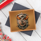 Heraldry Dragon Embossed Look Genuine Leather Wallet – Medieval Fantasy Gift for Men