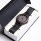 You Are Timeless Engraved Wooden Watch – Infinity Symbol Gift for Dad or Boyfriend | Keepsake Timepiece with Meaningful Message