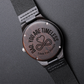 Dad, You Are Timeless – Engraved Wooden Watch with Heart & Infinity Symbol