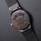 To My Hero – Engraved Wooden Watch | Heartfelt Gift for Dad