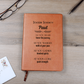 Inspirational Personalized Vegan Leather Journal – Season Seventy