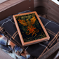 Phoenix Rising Vegan Leather Journal – Fantasy Engraved Look Notebook for RPG & Writers