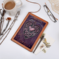 Celtic Heart Knotwork Vegan Leather Journal – Fantasy Medieval Engraved Look Notebook