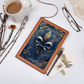 Fleur-de-Lis Vegan Leather Journal – Medieval Fantasy Engraved Look Notebook
