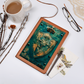 Shield Emblem Vegan Leather Journal – Medieval Fantasy RPG Notebook with Engraved Look