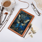 Celestial Butterfly Vegan Leather Journal – Fantasy Engraved Look Notebook