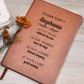Inspirational Personalized Vegan Leather Journal – Season Eighty