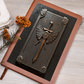 Bohemian-style journal with artistic cover