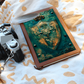 Shield Emblem Vegan Leather Journal – Medieval Fantasy RPG Notebook with Engraved Look