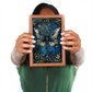 Celestial Butterfly Vegan Leather Journal – Fantasy Engraved Look Notebook