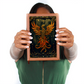 Phoenix Rising Vegan Leather Journal – Fantasy Engraved Look Notebook for RPG & Writers