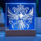 Knight's Order Embossed Look Dove Plaque – Mystical Fantasy Light Panel