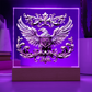 Heraldry Embossed Look Eagle Plaque – Regal Crest Fantasy Light Panel
