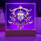 Knight’s Order Embossed Look Crest Plaque – Mystical Fantasy Light Panel