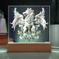 Heraldry Embossed Look Griffin Plaque – Regal Fantasy Light Panel