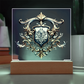 Knight’s Order Embossed Look Crest Plaque – Mystical Fantasy Light Panel