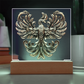 Arcane Embossed Look Phoenix Plaque – Mystical Fantasy Light Panel