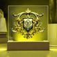 Knight’s Order Embossed Look Crest Plaque – Mystical Fantasy Light Panel