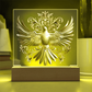 Knight's Order Embossed Look Dove Plaque – Mystical Fantasy Light Panel