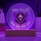 Seek Wisdom Owl Light – Know More Fear Less Acrylic Plaque Gift